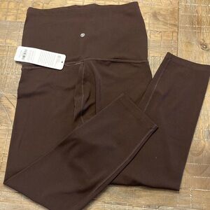 CRZ YOGA Brown High-Rise Leggings